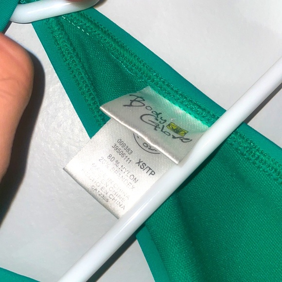 Green Fringe BODY GLOVE Bikini (Top Only) - Picture 3 of 3